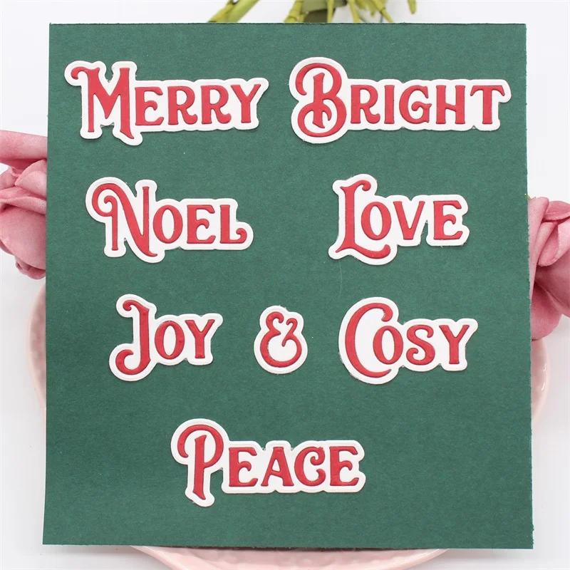 YPP CRAFT Words Metal Cutting Dies Stencils for Scrapbooking Stamp/photo album Decorative Embossing Paper Cards
YPP CRAFT Words Metal Cutting Dies Stencils for Scrapbooking Stamp/photo album Decorative Embossing Paper Cards