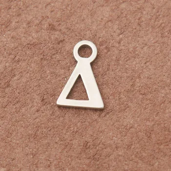 RAINXTAR Fashion Stainless Steel Greek Delta Letter Charms 10*15mm 50pcs SSC011
RAINXTAR Fashion Stainless Steel Greek Delta Letter Charms 10*15mm 50pcs SSC011