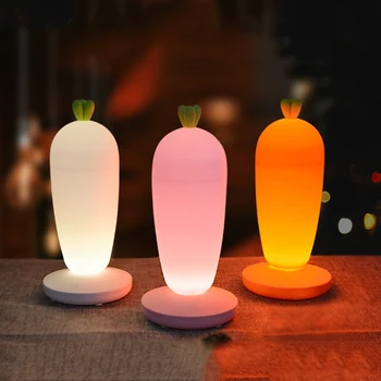 HHONG Children's Bedside Environmental Protection ABS Charging LED Radish Eye Protection Night Light
HHONG Children's Bedside Environmental Protection ABS Charging LED Radish Eye Protection Night Light