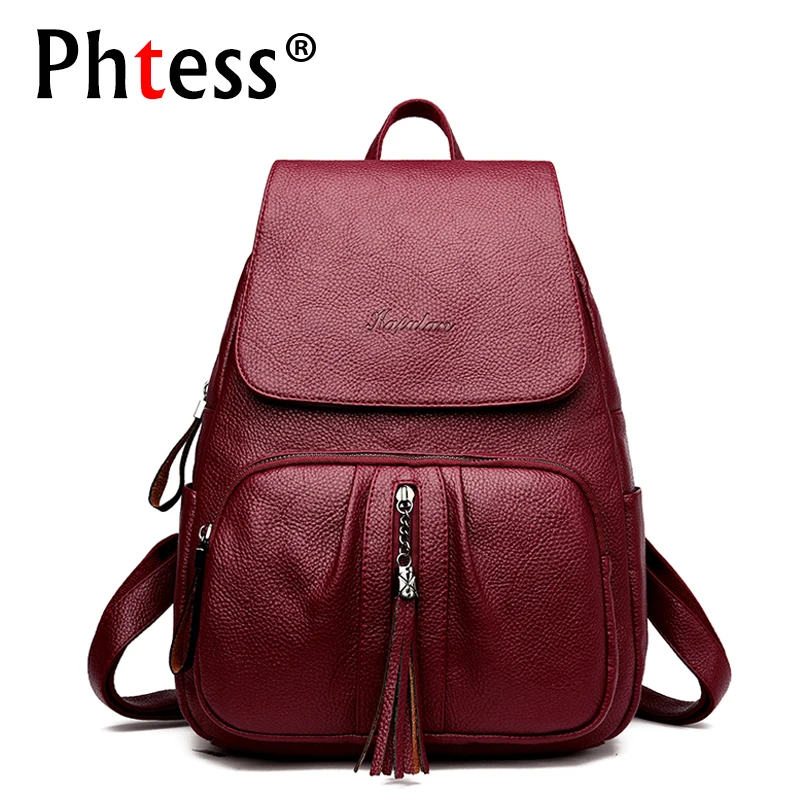 2019 Women Leather Backpacks High Quality Sac A Dos Tavel Large Capacity Backpacks Female Back Pack School Bag For Girls New
2019 Women Leather Backpacks High Quality Sac A Dos Tavel Large Capacity Backpacks Female Back Pack School Bag For Girls New