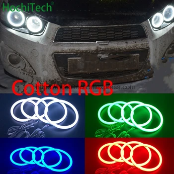 HochiTech 5050 SMD Cotton Multi-Color RGB LED Angel Eyes Kit with remote control for Chevrolet Chevy Aveo 2011-2014 car styling
HochiTech 5050 SMD Cotton Multi-Color RGB LED Angel Eyes Kit with remote control for Chevrolet Chevy Aveo 2011-2014 car styling