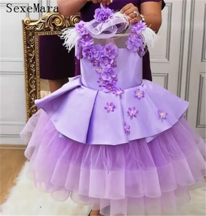 New Puffy Toddler Pageant Gowns with 3D Flowers Pearls Baby Girl Birthday Dress Kids Clothes
New Puffy Toddler Pageant Gowns with 3D Flowers Pearls Baby Girl Birthday Dress Kids Clothes