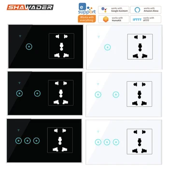 Wifi Smart Light Switch Wireless Interruptor Wall Outlets Universal Electrical Plug Sockets Remote by Ewelink Alexa Google Home
Wifi Smart Light Switch Wireless Interruptor Wall Outlets Universal Electrical Plug Sockets Remote by Ewelink Alexa Google Home