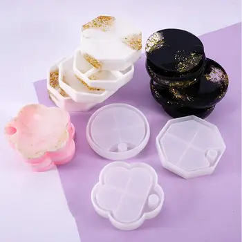Flower Shape Storage Box Silicone Mold Handmade Hexagon Square Resin Craft Boxes DIY Epoxy Resin Jewelry Accessories
Flower Shape Storage Box Silicone Mold Handmade Hexagon Square Resin Craft Boxes DIY Epoxy Resin Jewelry Accessories