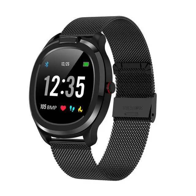 DishyKooker Plastic Smart Bracelet Watch Body Temperature Detection Heart Rate Blood Pressure IP68 Waterproof
DishyKooker Plastic Smart Bracelet Watch Body Temperature Detection Heart Rate Blood Pressure IP68 Waterproof