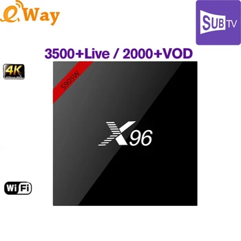 X96-W S905W Sweden Arabic IPTV Box Subscription Android Europe Turkish Africa Netherlands Spain UK Brazil Latino Smart IP TV Box
X96-W S905W Sweden Arabic IPTV Box Subscription Android Europe Turkish Africa Netherlands Spain UK Brazil Latino Smart IP TV Box