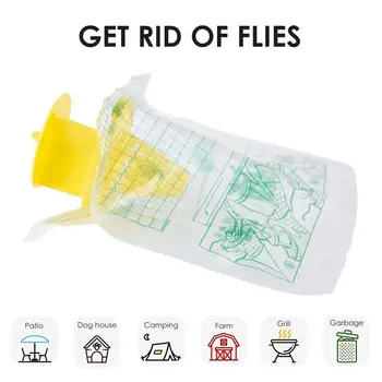 10PCS Disposable Fly Trap Insect Catchcer Gnat Traps For Garden Courtyard Perfect Pest Control Tool Natural Attractant
10PCS Disposable Fly Trap Insect Catchcer Gnat Traps For Garden Courtyard Perfect Pest Control Tool Natural Attractant