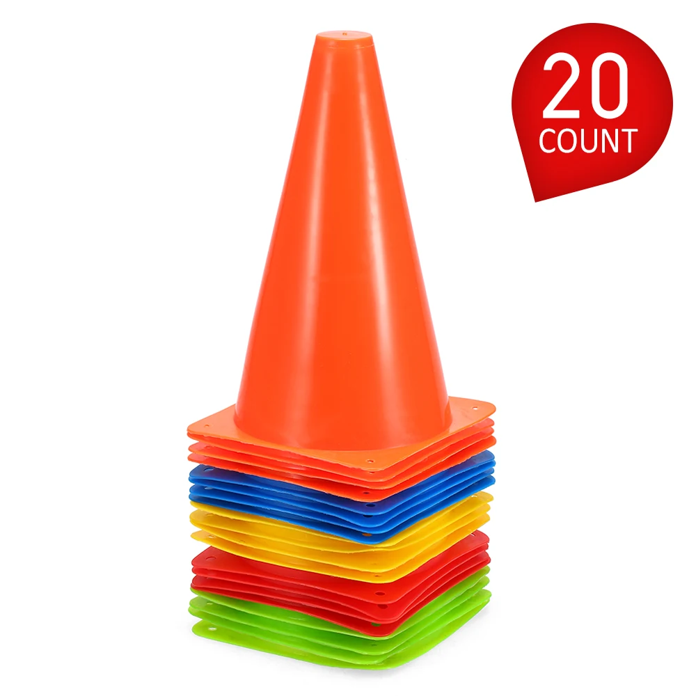7/9 Inch Plastic Sport Training Traffic Cone Space Marker for Kids Home Football Training Cone Soccer 4 Colors
7/9 Inch Plastic Sport Training Traffic Cone Space Marker for Kids Home Football Training Cone Soccer 4 Colors