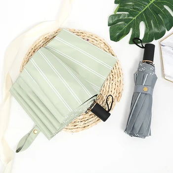 Stripe Candy Color Waterproof Sun Protection Ultralight folding umbrella Men Women Unisex Portable mini umbrella
Stripe Candy Color Waterproof Sun Protection Ultralight folding umbrella Men Women Unisex Portable mini umbrella