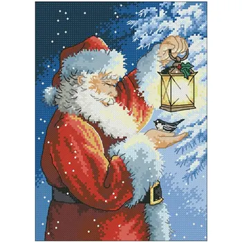 Santa and bird patterns Counted Cross Stitch 11CT 14CT 18CT DIY Cross Stitch Kits Embroidery Needlework Sets home decor
Santa and bird patterns Counted Cross Stitch 11CT 14CT 18CT DIY Cross Stitch Kits Embroidery Needlework Sets home decor