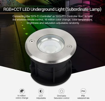 New MiBOXER SYS-RD1 5W RGB + CCT LED Underground Light Outdoor Light Phone APP / WIFI Voice Waterproof IP68
New MiBOXER SYS-RD1 5W RGB + CCT LED Underground Light Outdoor Light Phone APP / WIFI Voice Waterproof IP68