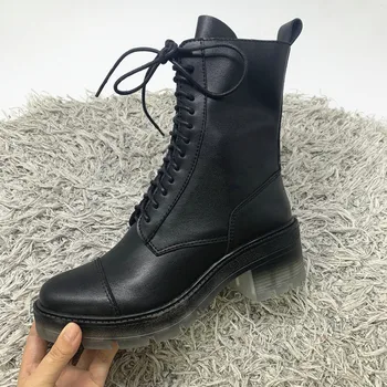 Punk Female Motorcycle Short Boots genuine leather Women Chunky Heels Ankle Boots autumn winter Basic Shoes Woman size 34-43
Punk Female Motorcycle Short Boots genuine leather Women Chunky Heels Ankle Boots autumn winter Basic Shoes Woman size 34-43