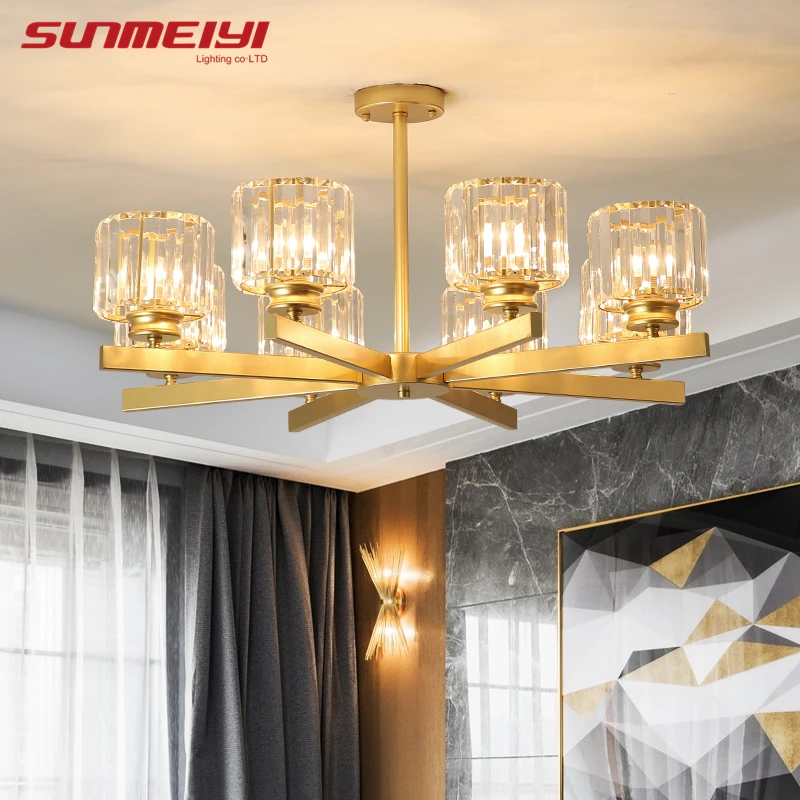 Luxury LED Chandeliers Gold Crystal Lights For Living room Kitchen Bedroom Minimalist Chandelier Hanging Lamp lampara colgante
Luxury LED Chandeliers Gold Crystal Lights For Living room Kitchen Bedroom Minimalist Chandelier Hanging Lamp lampara colgante