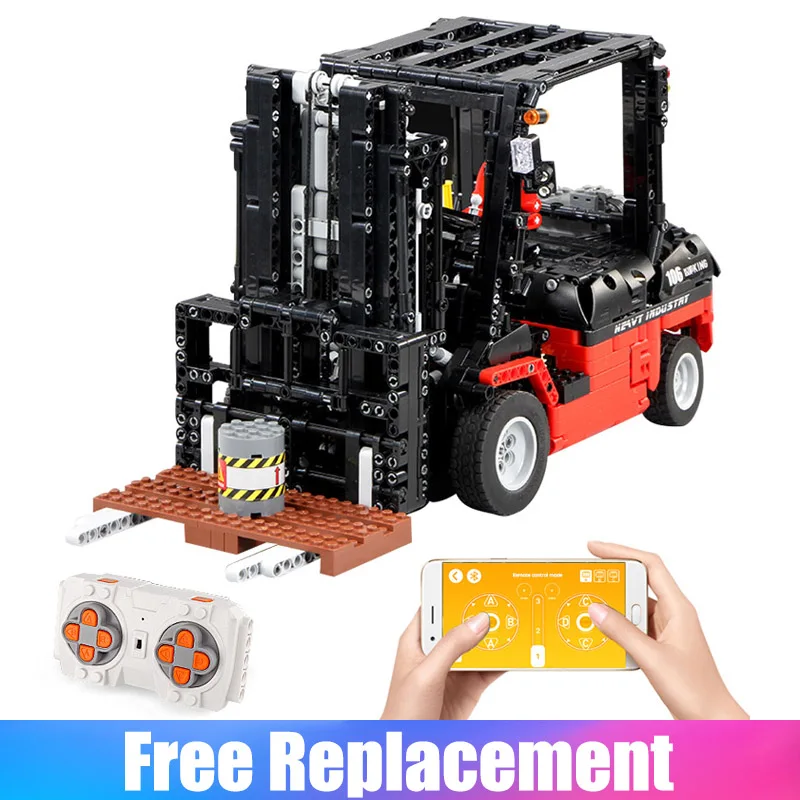 

Technic Series Motor Power RC APP Forklift Mk II Car Model Building Kits Blocks Bricks Compatible With MOC 3681