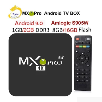 MX Pro 4K TV Box Amlogic S905W Quad Core 1G 8G or 2G 16G Android 9.0 Ultra 4K Streaming 4K box Smart TV Media Player Play
MX Pro 4K TV Box Amlogic S905W Quad Core 1G 8G or 2G 16G Android 9.0 Ultra 4K Streaming 4K box Smart TV Media Player Play