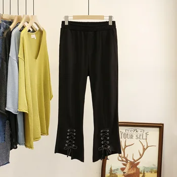 Pack 200 Jin Fat Mm Slim Leisure Elastic Force Trouser Leg Lace Flared Pants Increase Code Women's Wear Chao 7731
Pack 200 Jin Fat Mm Slim Leisure Elastic Force Trouser Leg Lace Flared Pants Increase Code Women's Wear Chao 7731