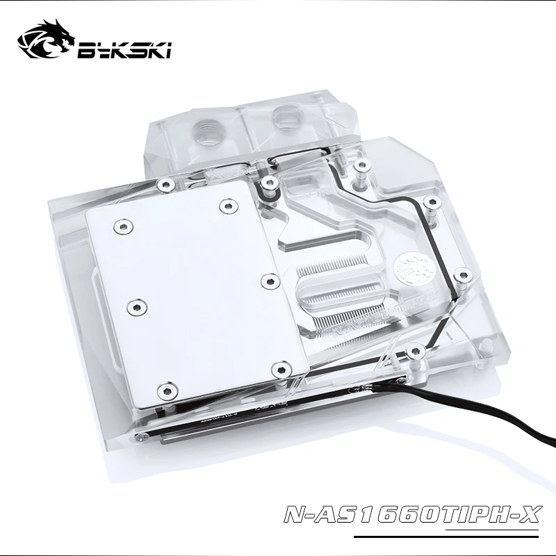 Bykski N AS1660TIPH X блок водяного охлаждения GPU для ASUS PH GTX1660TI O6G Phonix|Жидкостные системы