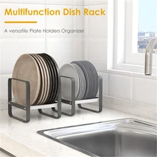 Plate Holder Metal Space-Saving Dish Organizer Plate Storage Drying Rack Utensils For Kitchen Cabinet Counter Organization
Plate Holder Metal Space-Saving Dish Organizer Plate Storage Drying Rack Utensils For Kitchen Cabinet Counter Organization