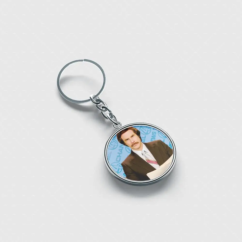 Ron Burgundy Best personalized keychain Cute cool accessories custom keychains for men women kids | Украшения и аксессуары