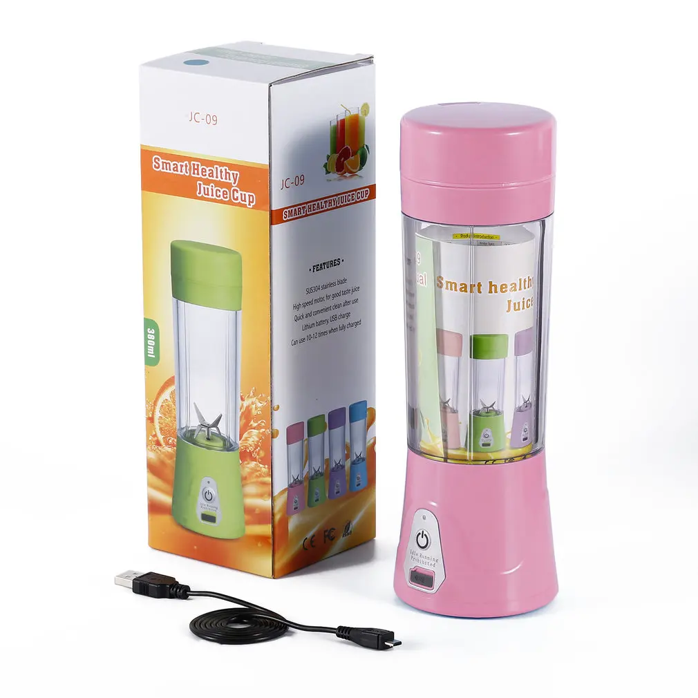 Portable Juicer Cup Eco-Friendly Juice Extractor USB Rechargeable Smart Healthy 380ml Juice Cup with 2000mAh Power
Portable Juicer Cup Eco-Friendly Juice Extractor USB Rechargeable Smart Healthy 380ml Juice Cup with 2000mAh Power