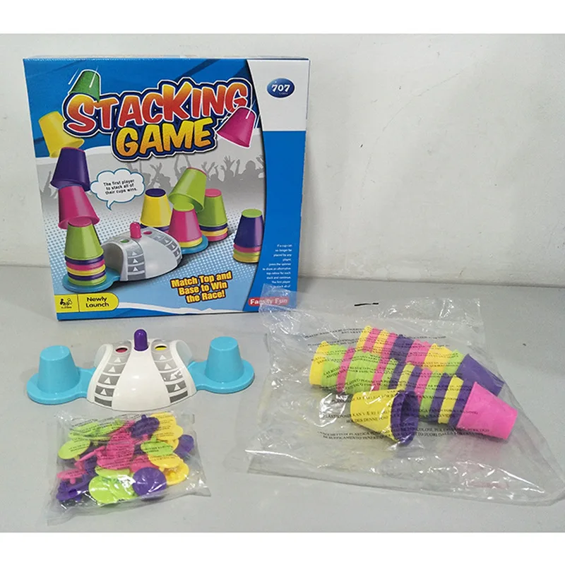 New Style Children'S Educational Speed Stacking Cup Game Athletic Stack Stacking Cup Sub-Tabletop Game Parent And Child Interact
New Style Children'S Educational Speed Stacking Cup Game Athletic Stack Stacking Cup Sub-Tabletop Game Parent And Child Interact