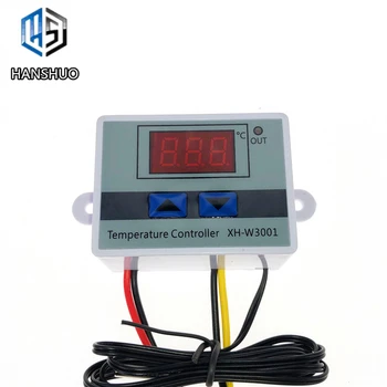 12V/ 24V/ 220V W3001 Digital LED Temperature Controller 10A Thermostat Control Switch Probe XH-W3001
12V/ 24V/ 220V W3001 Digital LED Temperature Controller 10A Thermostat Control Switch Probe XH-W3001