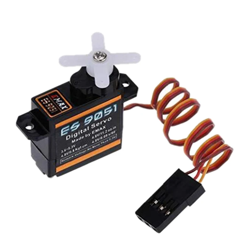 FFYY-EMAX 1 Pcs 4.3G 4.8V ES9051 Digital Servo Emax for RC 3D F3P Airplane RC Remote Control Fixed Wing
FFYY-EMAX 1 Pcs 4.3G 4.8V ES9051 Digital Servo Emax for RC 3D F3P Airplane RC Remote Control Fixed Wing