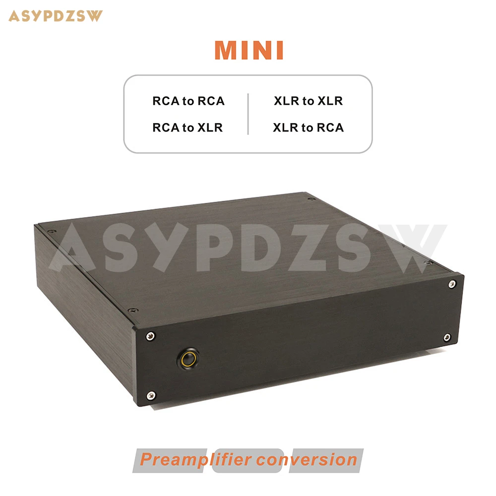 MINI single-ended to balanced/balanced to single-ended/RCA to RCA/XLR to XLR Preamplifier conversion machine
MINI single-ended to balanced/balanced to single-ended/RCA to RCA/XLR to XLR Preamplifier conversion machine