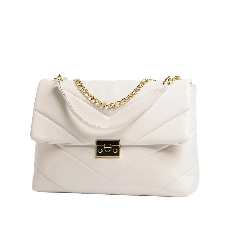 V Pattern Elegant Female Shoulder Bag Flip Hasp Big Messenger Bag PU Leather Lady Clutch Bags Soft Solid Color Bolsos Para Mujer
V Pattern Elegant Female Shoulder Bag Flip Hasp Big Messenger Bag PU Leather Lady Clutch Bags Soft Solid Color Bolsos Para Mujer