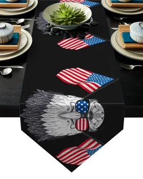 Eagle Glasses Flag Black Table Runner Table Flag Home Party Decorative Tablecloth Table Runners
Eagle Glasses Flag Black Table Runner Table Flag Home Party Decorative Tablecloth Table Runners