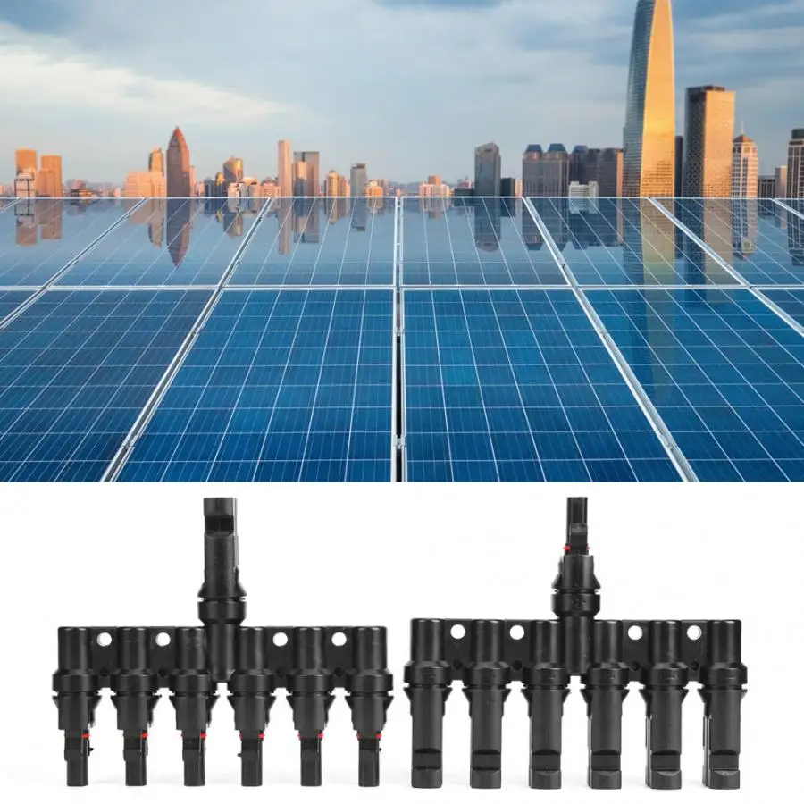 2 Pcs M4C 6 to 1Y Type Connector male and female IP67 Adapter connector for panel connect solar system
2 Pcs M4C 6 to 1Y Type Connector male and female IP67 Adapter connector for panel connect solar system