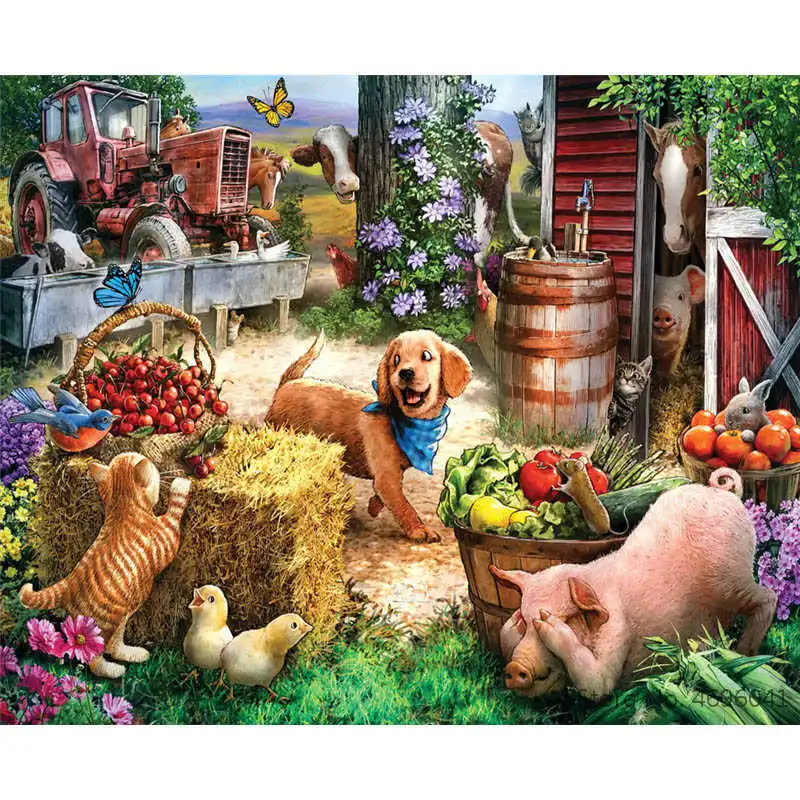Painting By Numbers Frameworks Coloring By Numbers Home Decor Pictures Animal Dog Decorations RSB8389
Painting By Numbers Frameworks Coloring By Numbers Home Decor Pictures Animal Dog Decorations RSB8389