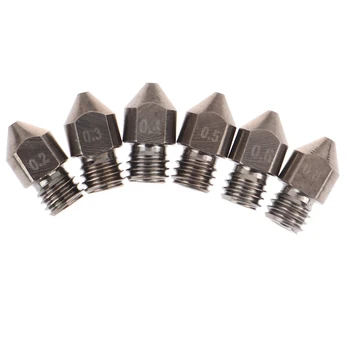 1Pcs/2Pcs 3D Printer Steel Corrosion-Resistant Nozzle Mixed Sizes 0.2/0.3/0.4/0.5 Extruder Print Head For 1.75MM MK8 Makerbot
1Pcs/2Pcs 3D Printer Steel Corrosion-Resistant Nozzle Mixed Sizes 0.2/0.3/0.4/0.5 Extruder Print Head For 1.75MM MK8 Makerbot