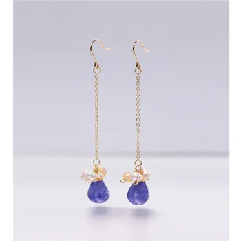 DMBS072 Plain face tanzanite earrings female yellow 14K gold Injection opal pearl earrings for girlfriend gifts
DMBS072 Plain face tanzanite earrings female yellow 14K gold Injection opal pearl earrings for girlfriend gifts