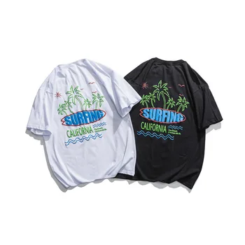 ZHIJING Palm Cool Printed Europe And America Men Short Sleeved T-shirt Summer Couples Crew Neck INS Loose-Fit Men And Women
ZHIJING Palm Cool Printed Europe And America Men Short Sleeved T-shirt Summer Couples Crew Neck INS Loose-Fit Men And Women