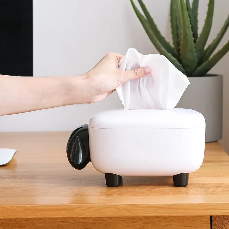 New Cute Cartoon Lamb Tissue Box Household Roll Paper Pumping Paper Universal Tissue Desktop Storage Box Desktop Decoration
New Cute Cartoon Lamb Tissue Box Household Roll Paper Pumping Paper Universal Tissue Desktop Storage Box Desktop Decoration