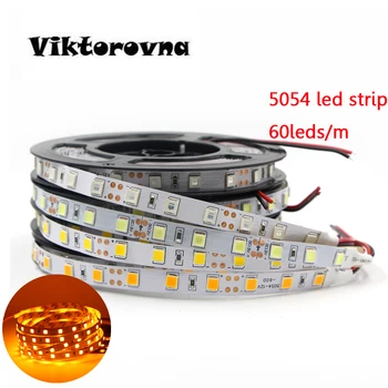 DC12V 5m 300leds 5054 LED Strip diode tape backlight High brightness than 5050 LED strip white lighting light warm white golden
DC12V 5m 300leds 5054 LED Strip diode tape backlight High brightness than 5050 LED strip white lighting light warm white golden