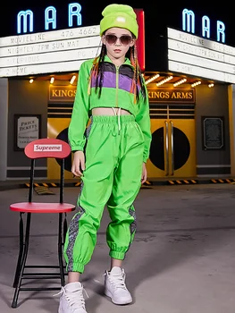 Pheasant You Spirit Girl Hip-hop Street Dance Personality Children Sir Dance Trend Suit Handsome Show clothing
Pheasant You Spirit Girl Hip-hop Street Dance Personality Children Sir Dance Trend Suit Handsome Show clothing