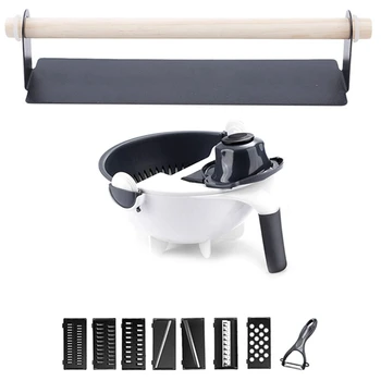 1pcs Metal Wall Hanging Holder Wood Towel Shelf & 1pcs ic Rotate Vegetable Cutter with Drain Basket CNIM Hot
1pcs Metal Wall Hanging Holder Wood Towel Shelf & 1pcs ic Rotate Vegetable Cutter with Drain Basket CNIM Hot