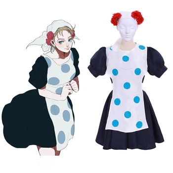 JOJO JoJo's Bizarre Adventure 2 Suzi Q cosplay costume Dress Outfit Halloween maid costume custom made
JOJO JoJo's Bizarre Adventure 2 Suzi Q cosplay costume Dress Outfit Halloween maid costume custom made