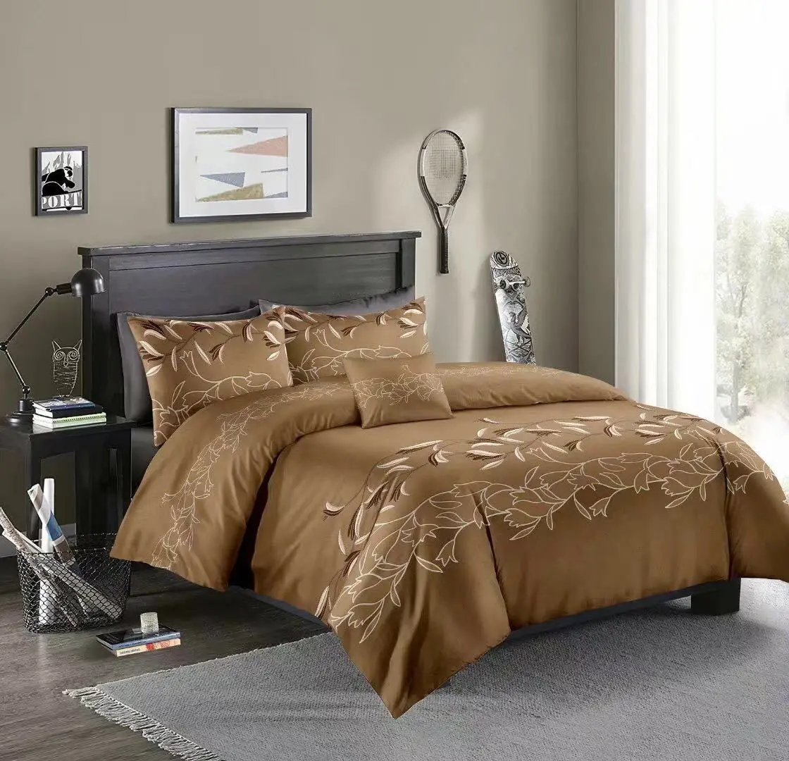 Imitation Embroidery Bedding Set Sliver Gold Luxury Cymbidium Duvet Cover Twin Full Queen King Size Bed Set Pillowcase
Imitation Embroidery Bedding Set Sliver Gold Luxury Cymbidium Duvet Cover Twin Full Queen King Size Bed Set Pillowcase