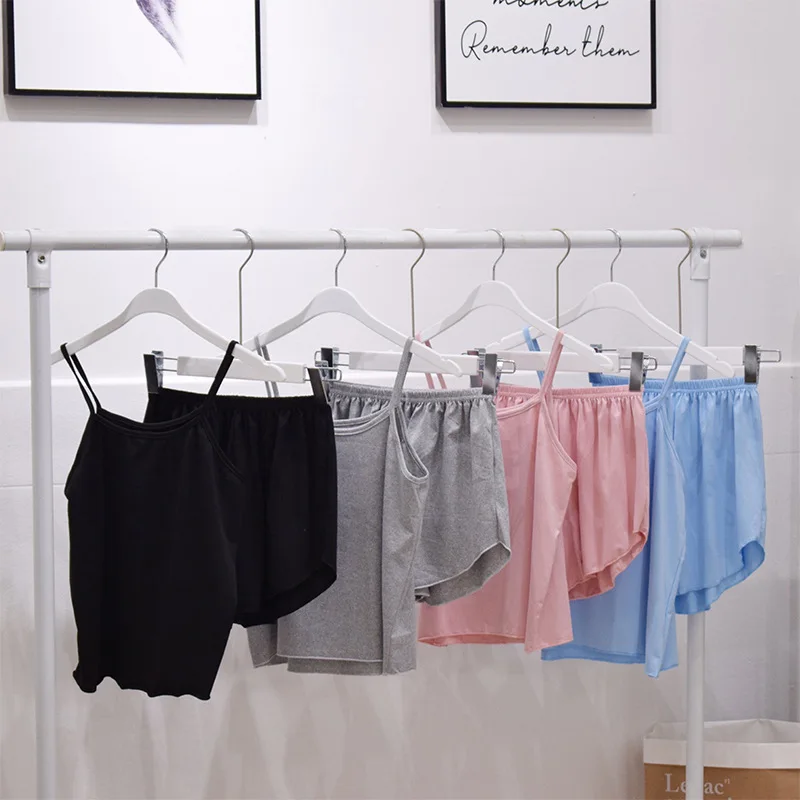 Cute Thin Camisole Two-Piece Set Princess Style Temptation Short Sleeve Tracksuit Women's Summer Pajamas
Cute Thin Camisole Two-Piece Set Princess Style Temptation Short Sleeve Tracksuit Women's Summer Pajamas