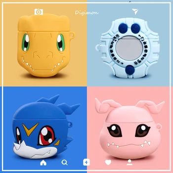 NEW 3D cute Digimon Monster Digivice Cases For Apple Airpods 1 2 3 Pro Silicone Protection Earphone Cover fundas for airpods pro
NEW 3D cute Digimon Monster Digivice Cases For Apple Airpods 1 2 3 Pro Silicone Protection Earphone Cover fundas for airpods pro