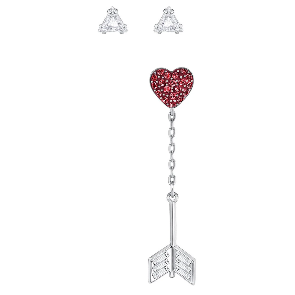 Quality swa new quality twinkle earrings triangle. asymmemic ear nails in red heart shape
Quality swa new quality twinkle earrings triangle. asymmemic ear nails in red heart shape