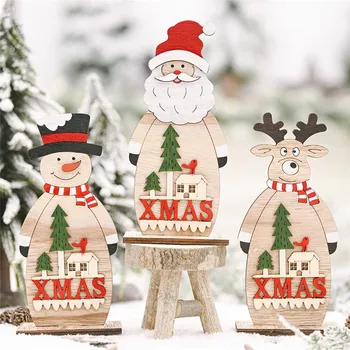 2021 New Year Natural Xmas Elk Wood Craft Christmas Tree Ornament Noel Christmas Decoration for Home Wooden Pendant Navidad Gift
2021 New Year Natural Xmas Elk Wood Craft Christmas Tree Ornament Noel Christmas Decoration for Home Wooden Pendant Navidad Gift