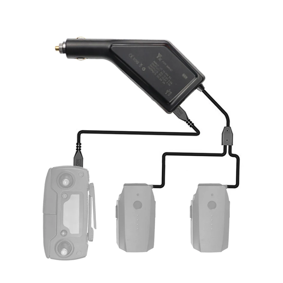 Outdoor Car Charger for DJI Mavic Pro Battery and Controller Charging Hub Car Connector USB Adapter for Mavic DJI Drone Charger
Outdoor Car Charger for DJI Mavic Pro Battery and Controller Charging Hub Car Connector USB Adapter for Mavic DJI Drone Charger