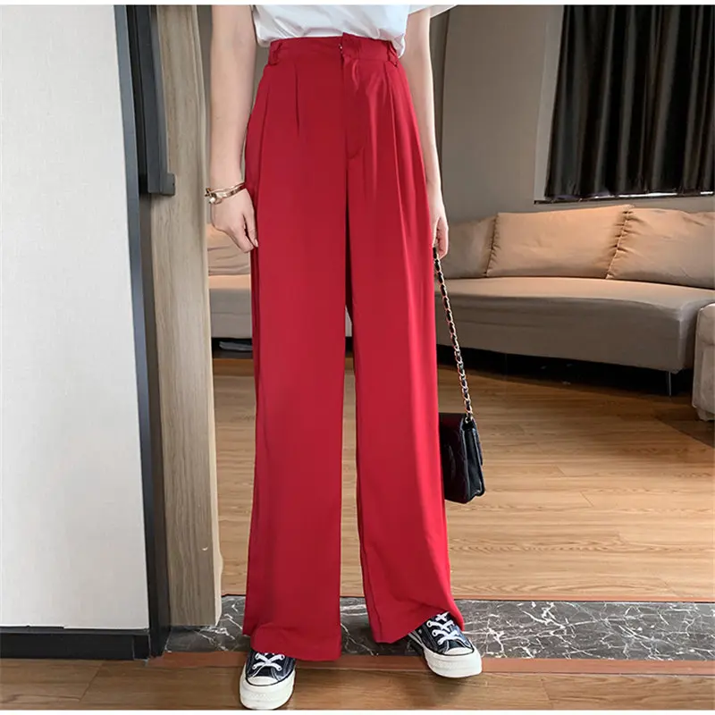 HziriP Vintage Chic Autumn Full-Length Pants Straight Retro Loose Slim Solid Streetwear Large Size All-Match Casual Trousers
HziriP Vintage Chic Autumn Full-Length Pants Straight Retro Loose Slim Solid Streetwear Large Size All-Match Casual Trousers