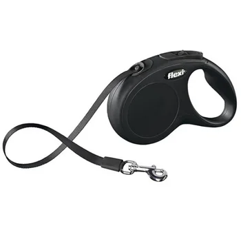 FLEXI FLEXI CLASSIC TAPE - Flexi-belt leash for animals roulette, 5 m in size S, Black
FLEXI FLEXI CLASSIC TAPE - Flexi-belt leash for animals roulette, 5 m in size S, Black