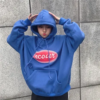 Comfortable Keep Warm Teens Women Fleece Loose Hooded BF Style Fall Winter Hoodies Girls Kawaii Korean Casual Tops Student
Comfortable Keep Warm Teens Women Fleece Loose Hooded BF Style Fall Winter Hoodies Girls Kawaii Korean Casual Tops Student