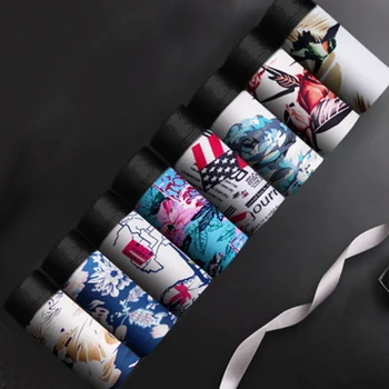 4pcs Mens boxer Underwear Breathable Underpants Men Soft Comfortable Panties Shorts Ice Silk Printed Boxer Underwear Shorts
4pcs Mens boxer Underwear Breathable Underpants Men Soft Comfortable Panties Shorts Ice Silk Printed Boxer Underwear Shorts